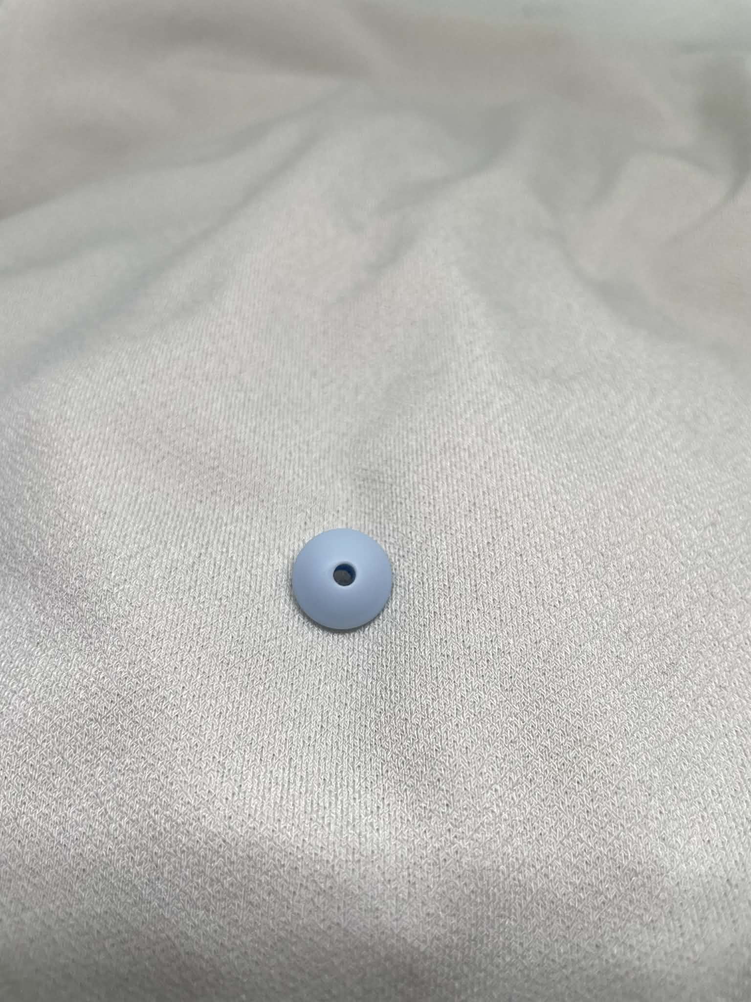 Perles Plate Bleu Clair