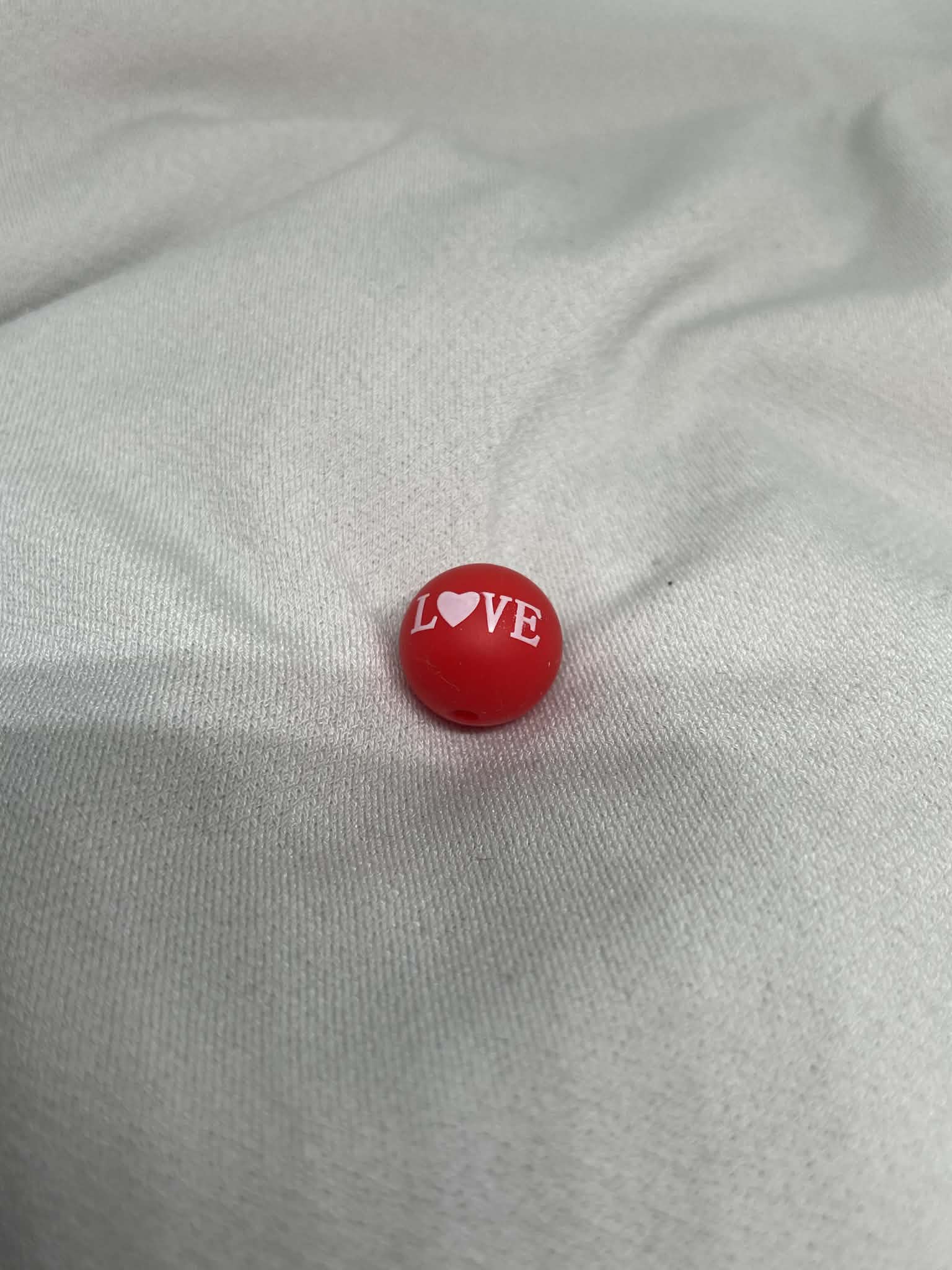 Perles Love Rouge