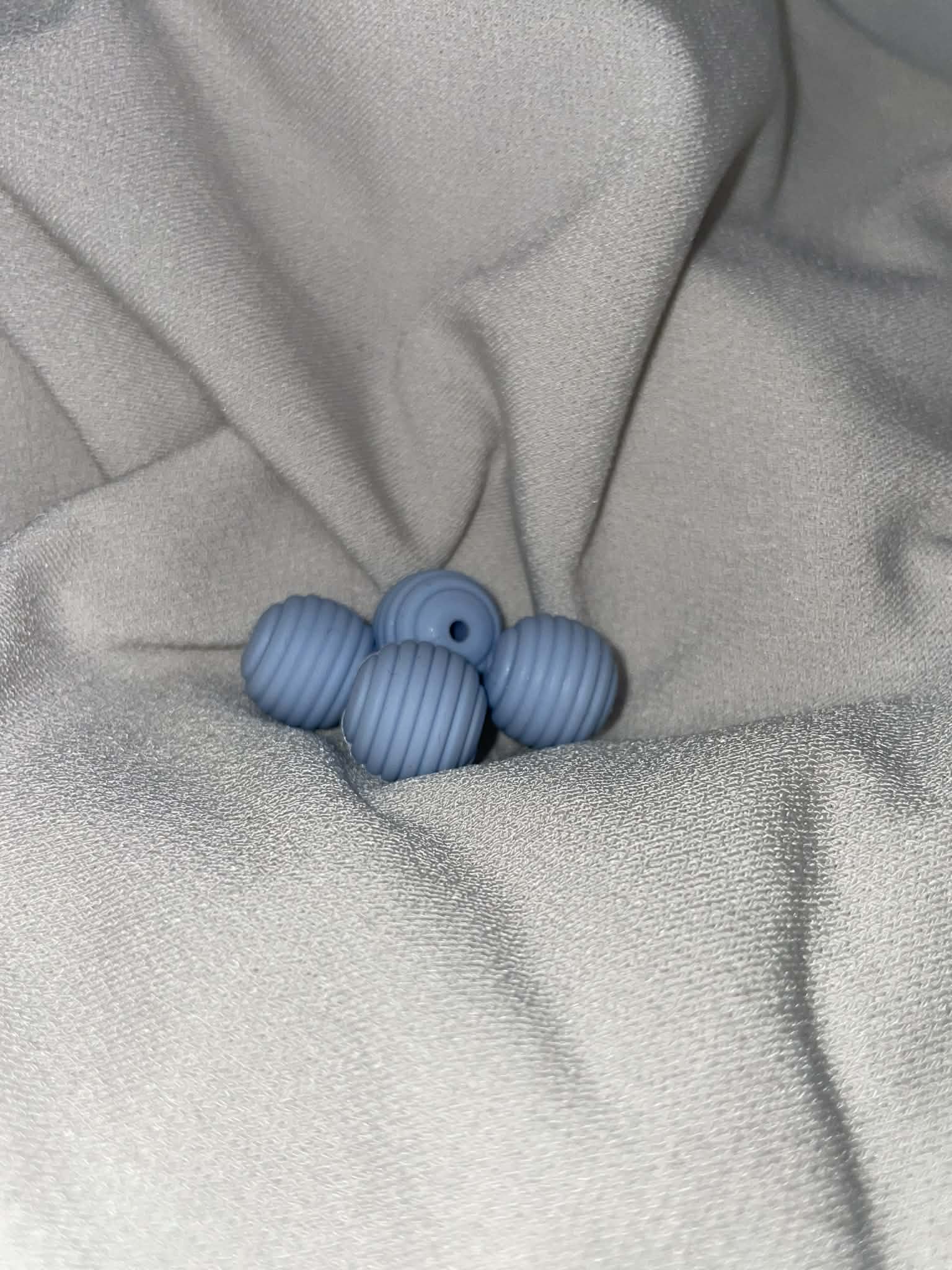Perles Bleu Rayé