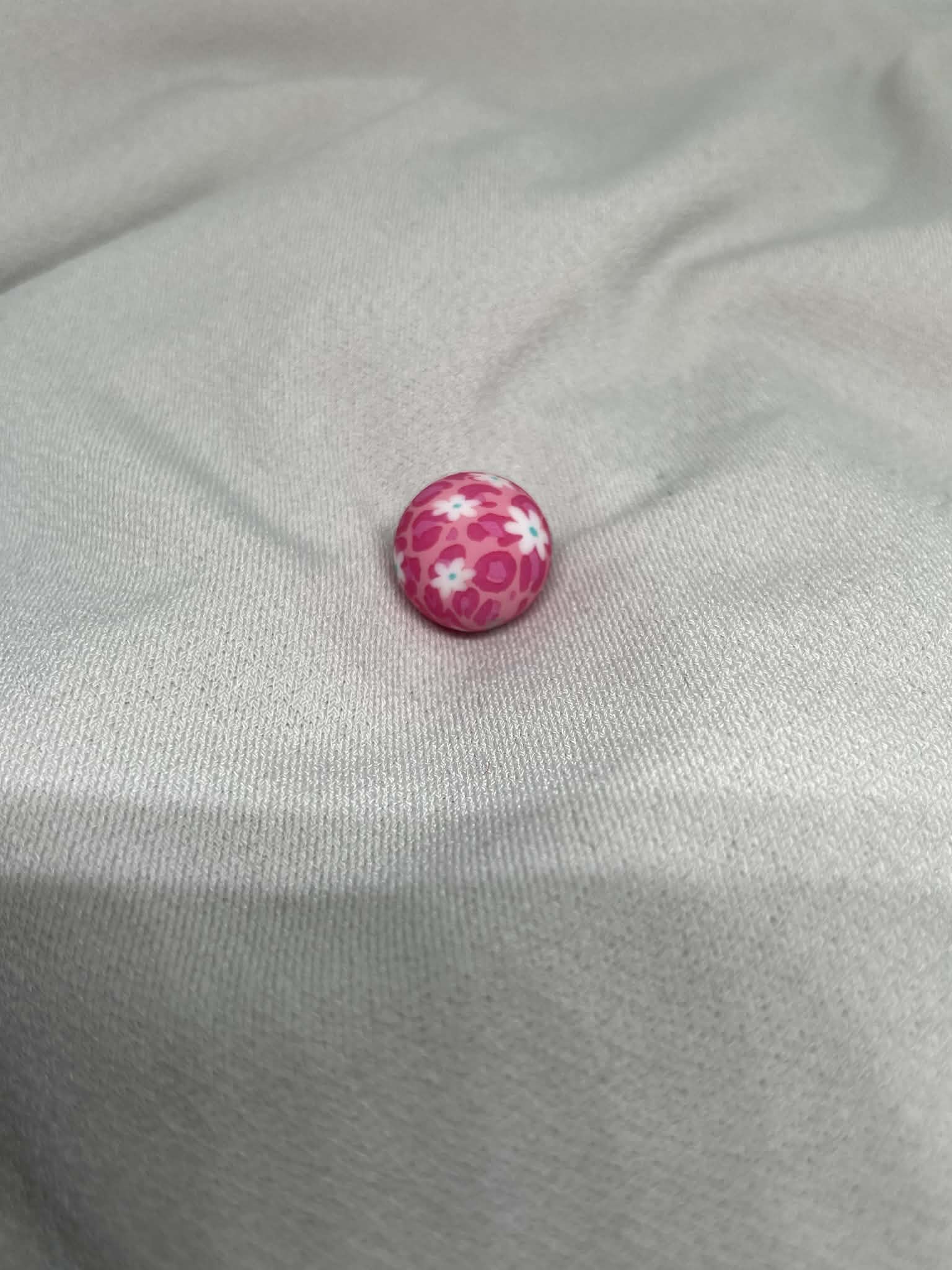 Perles Léopard Fleur Rose