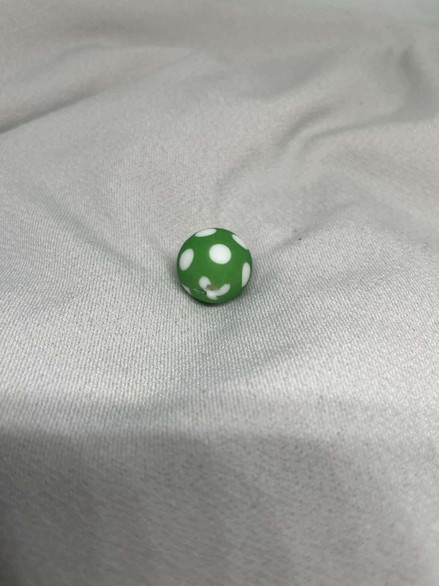 Perles Points Vert