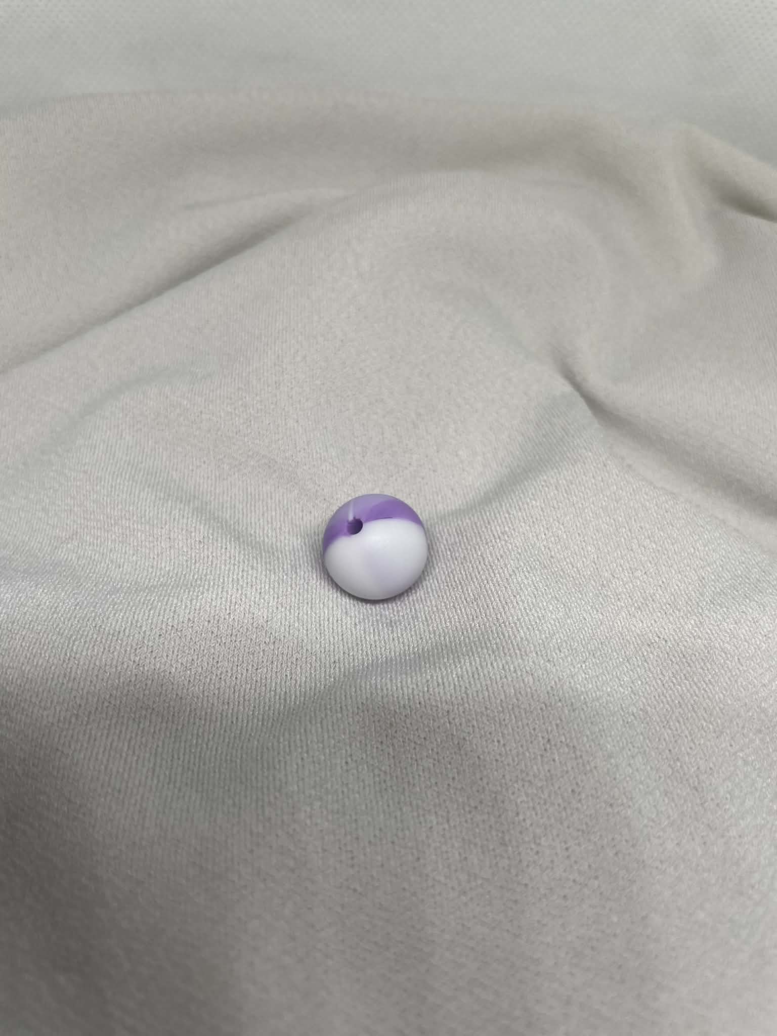 Perles Violet Marbré